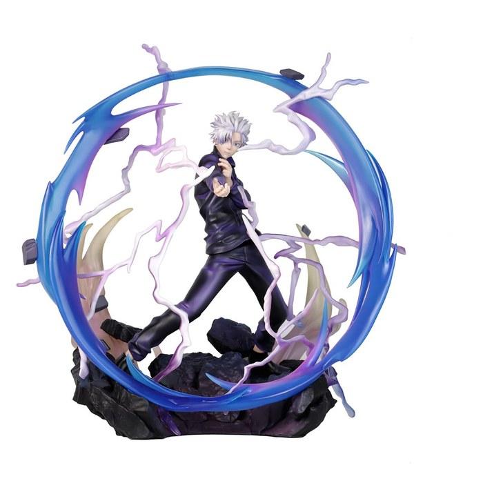Megahouse Jujutsu Kaisen Gojo Satoru Murasaki Kyotaru DX PVC Figure (Blue, Purple, Red)