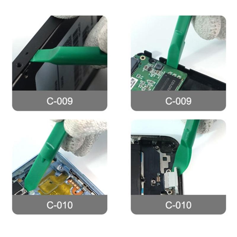 10PCS Phone Repair Tool Kit Disassembly Spudger Plastic Disassemble Crowbars Pry Opening Hand Tool Set for Phone Repair