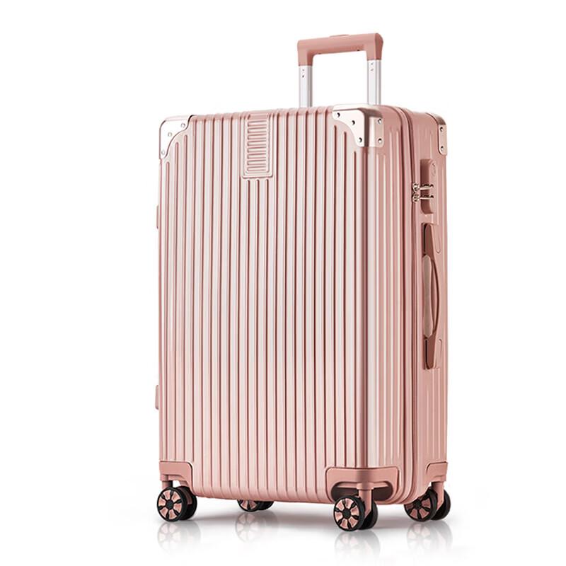 EXPUNK Classic Striped Business Travel Luggage