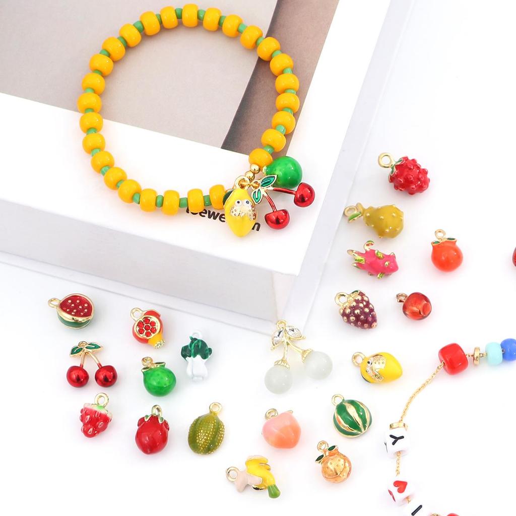 2 STK kobberdryppende fruktanheng for å lage smykker DIY armbånd halskjede øredobber funn
