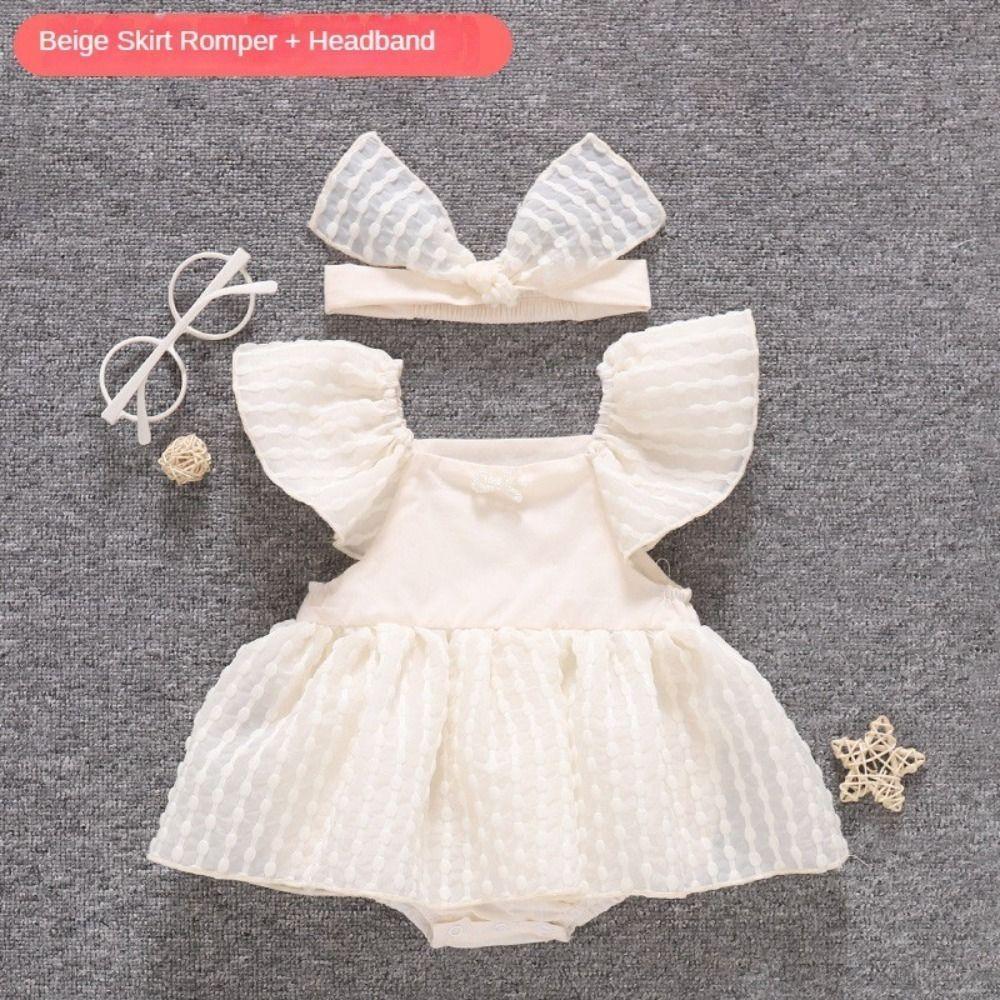 Bodysuit Baby Jumper Dress Ruffle Baby Shorts Climb Suit Cute Baby Jumpsuit  Infant Wear