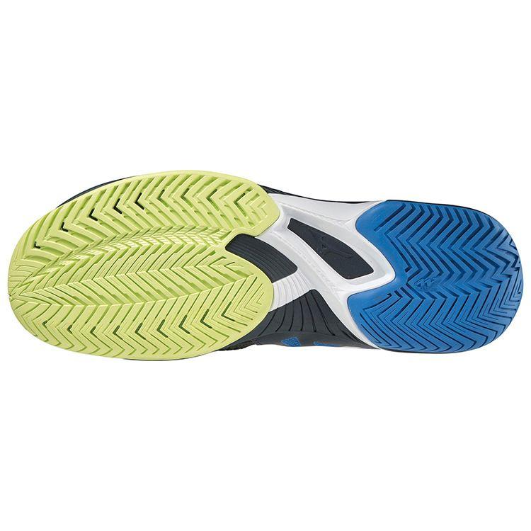 Mizuno Wave Exceed Tour 5 Low Tennis Shoes Unisex Sneakers Black Blue Yellow 61GA227040