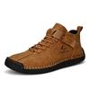 Handmade Leather Men's Casual Shoes Fashion Design Sneakers New Arrival Ankle Boots  Outdoor Non-Slip Basic Boots Walking Shoes