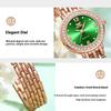 OPK Watch Small Green Watch Waterproof Diamond-encrusted Quartz Watch Women's Watch