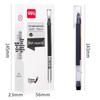 Deli A127 Large Capacity 0.5mm Black Gel Pens - 12-Pack