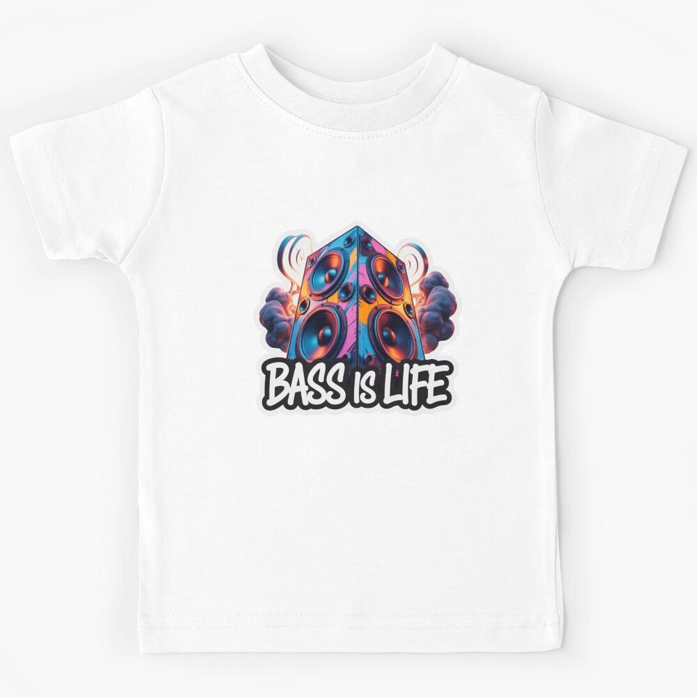 Bass Is Life Kids T-Shirt 100