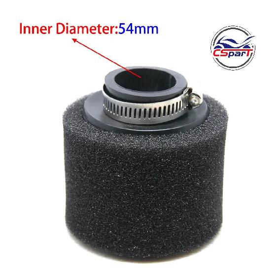 32mm 35mm 38mm 42mm 44mm 58mm Straight Neck Foam Air Filter Sponge Cleaner Moped Scooter Dirt Pit Bike Motorcycle RED Kayo BSE Air Filters 7