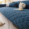 New Minimalist And Thickened Sofa Cover Fabric One-Piece Anti Slip Straight Row Sofa Cushion Cover For Autumn And Winter Seasons