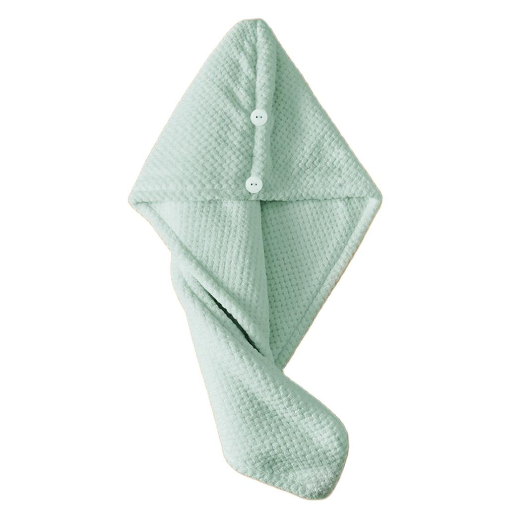Alileader Mikrofaser-Haartuchwickel Super saugfähiger Turban Korallensamt Haartrockenhut Kappen Haartücher für Frauen mit lockigem langem Haar