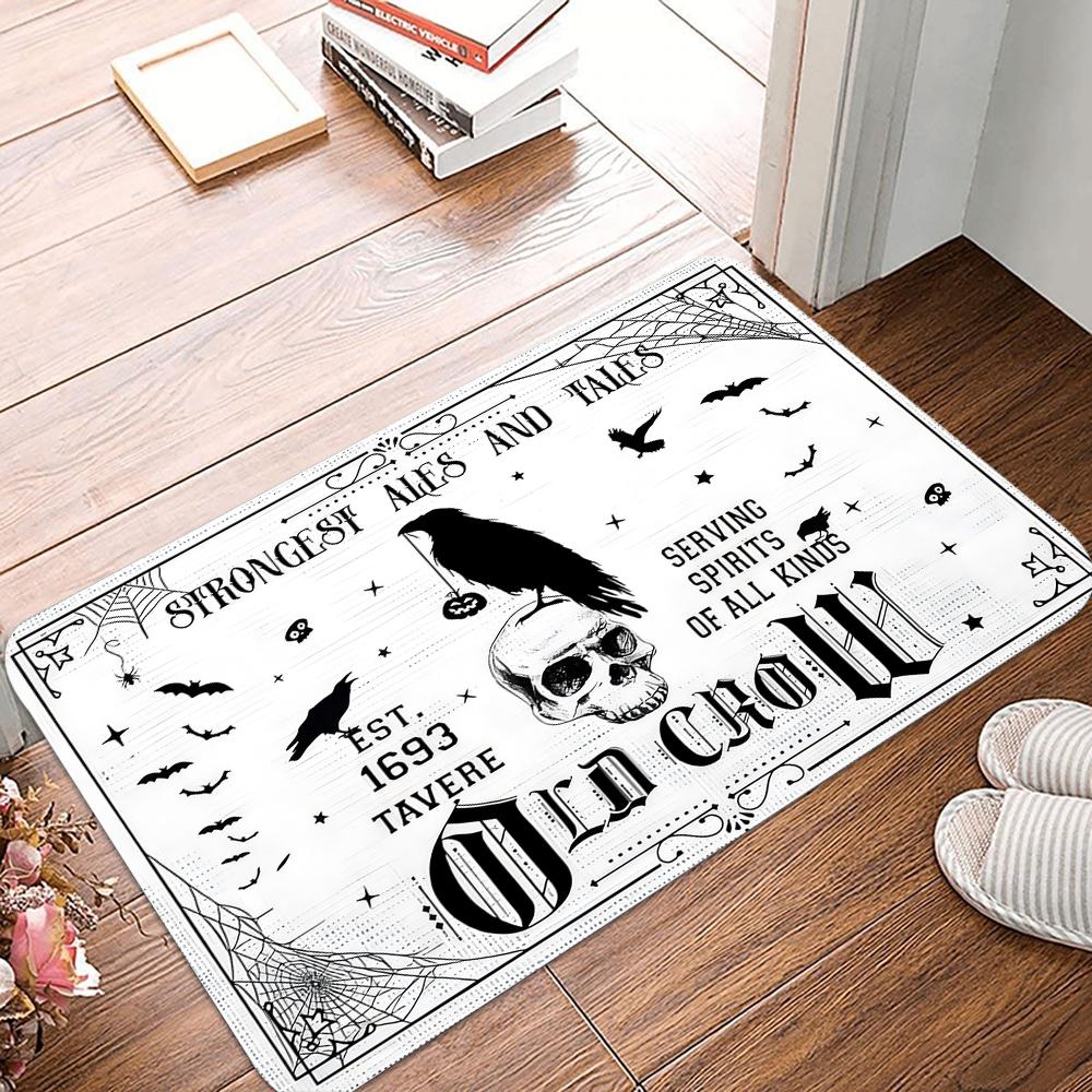 Halloween Themed Doormat Non-Slip Bedroom Kitchen Bathroom Entracne Rugs Living Room Washable Carpet
