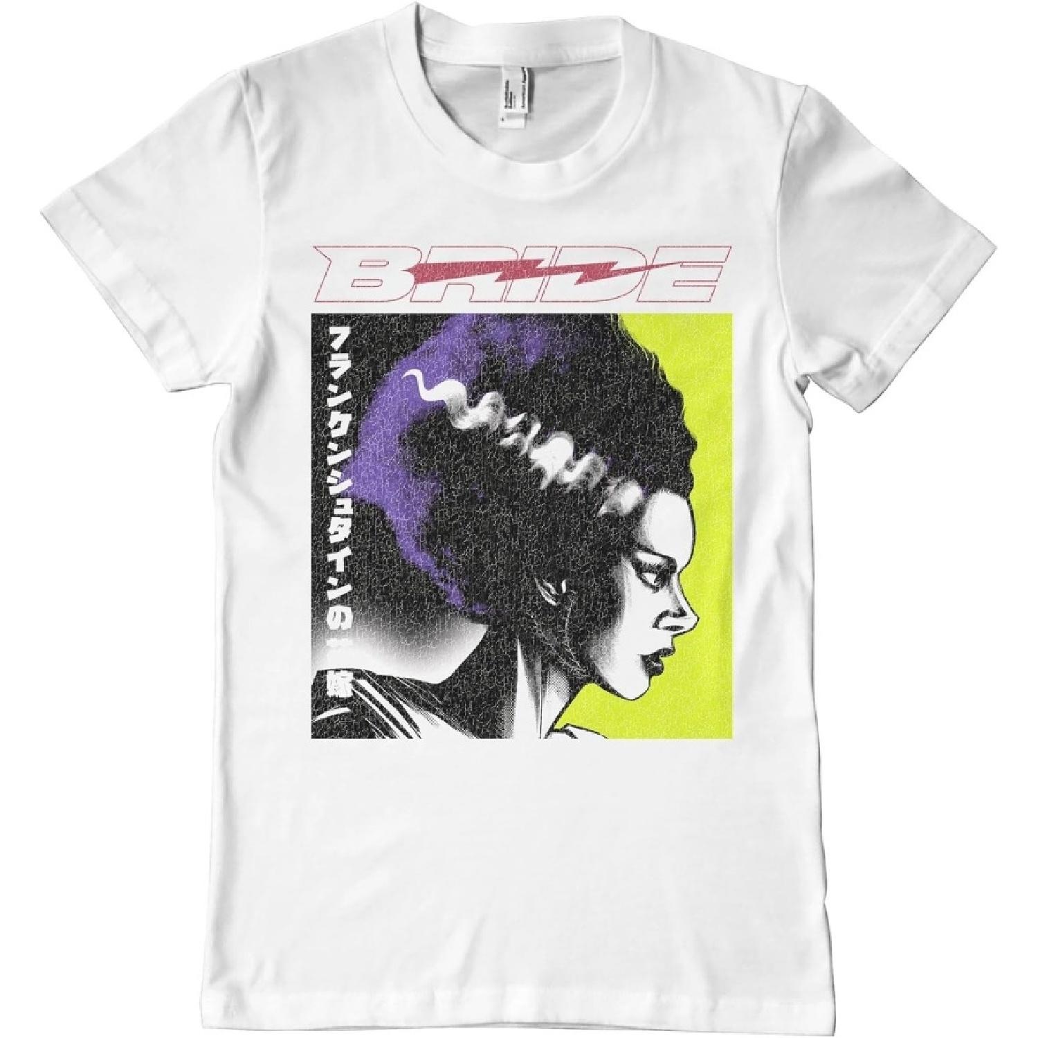 Officially Licensed Bride of Frankenstein T-Shirt (White) S