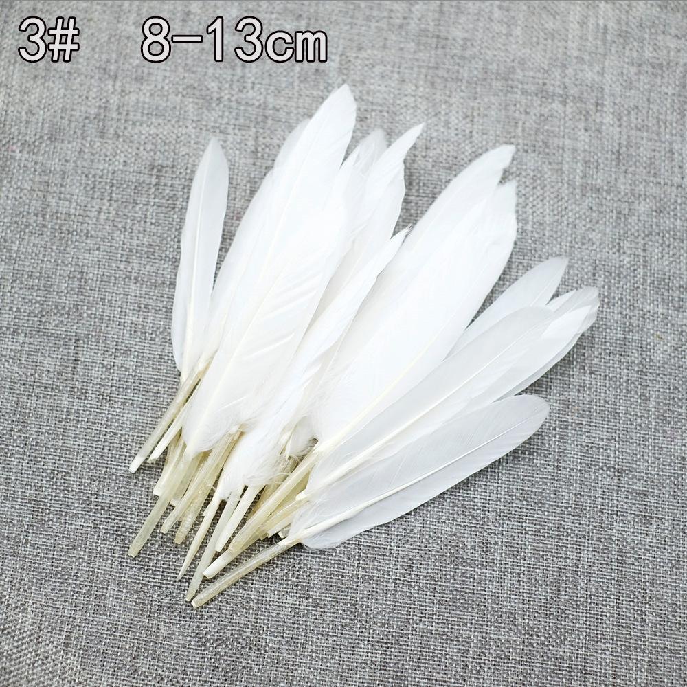 Weiße Feder Kollektion: DIY Handgemachte Bekleidungsaccessoires mit Gänse- und Truthahnfedern
