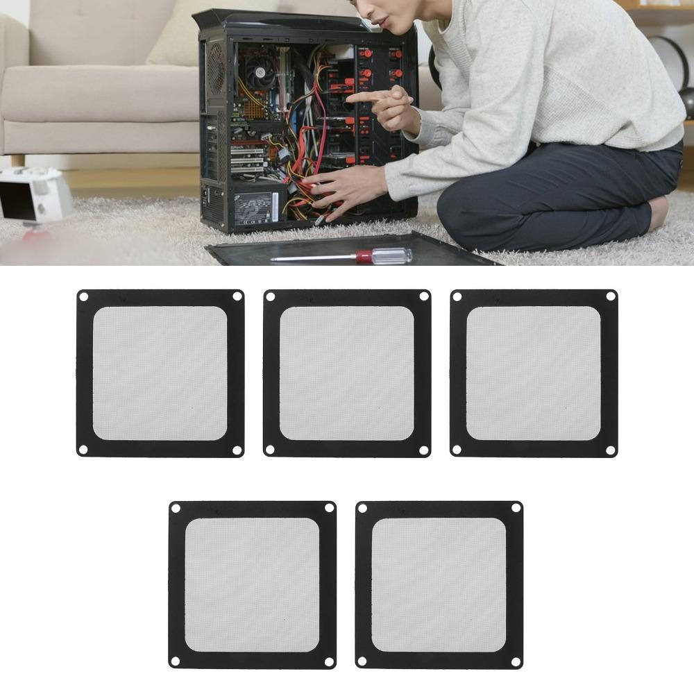 5PCS Reusable PC Chassis Dust Filter 90x90mm PC Dust Filter PC Chassis Fan Cover  PC Chassis