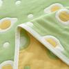 Six-Layer Pure Cotton Gauze Blanket for Summer – Baby Nap & Child's AC Cover, Gift