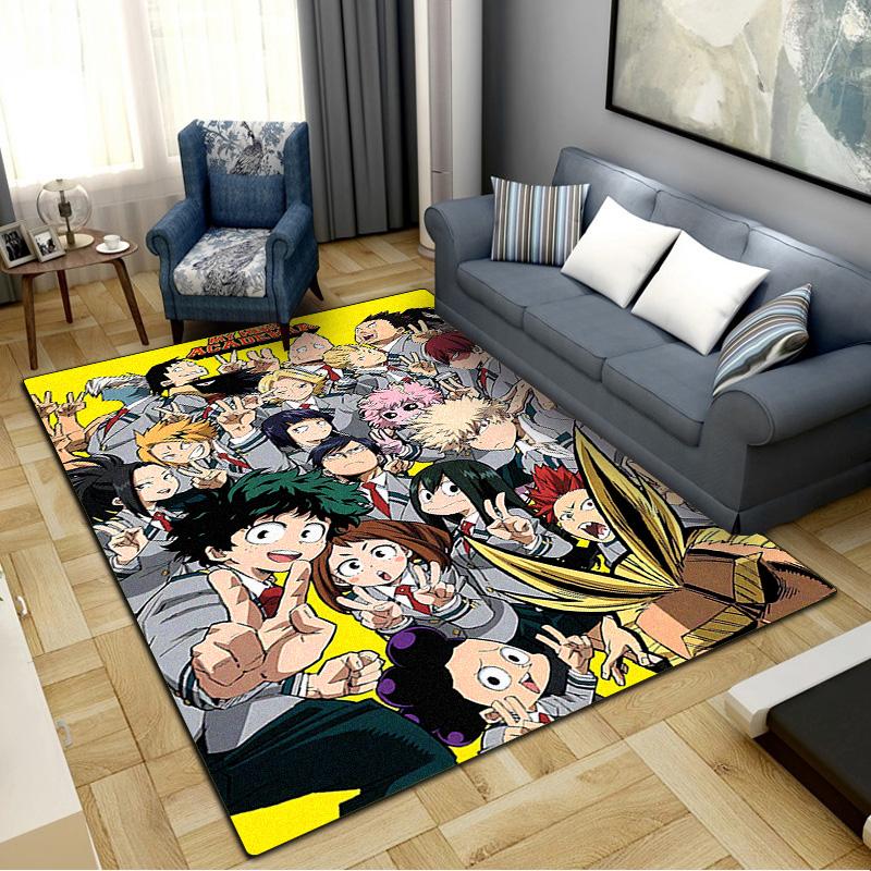 My Hero Academia Carpet Rug for Living Room Bedroom Home Sofa Decoration,Kids play Non-slip Floor Mat