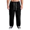 Men's Casual Versatile Retro Workwear Pants, Loose Straight Zipper Casual Pants