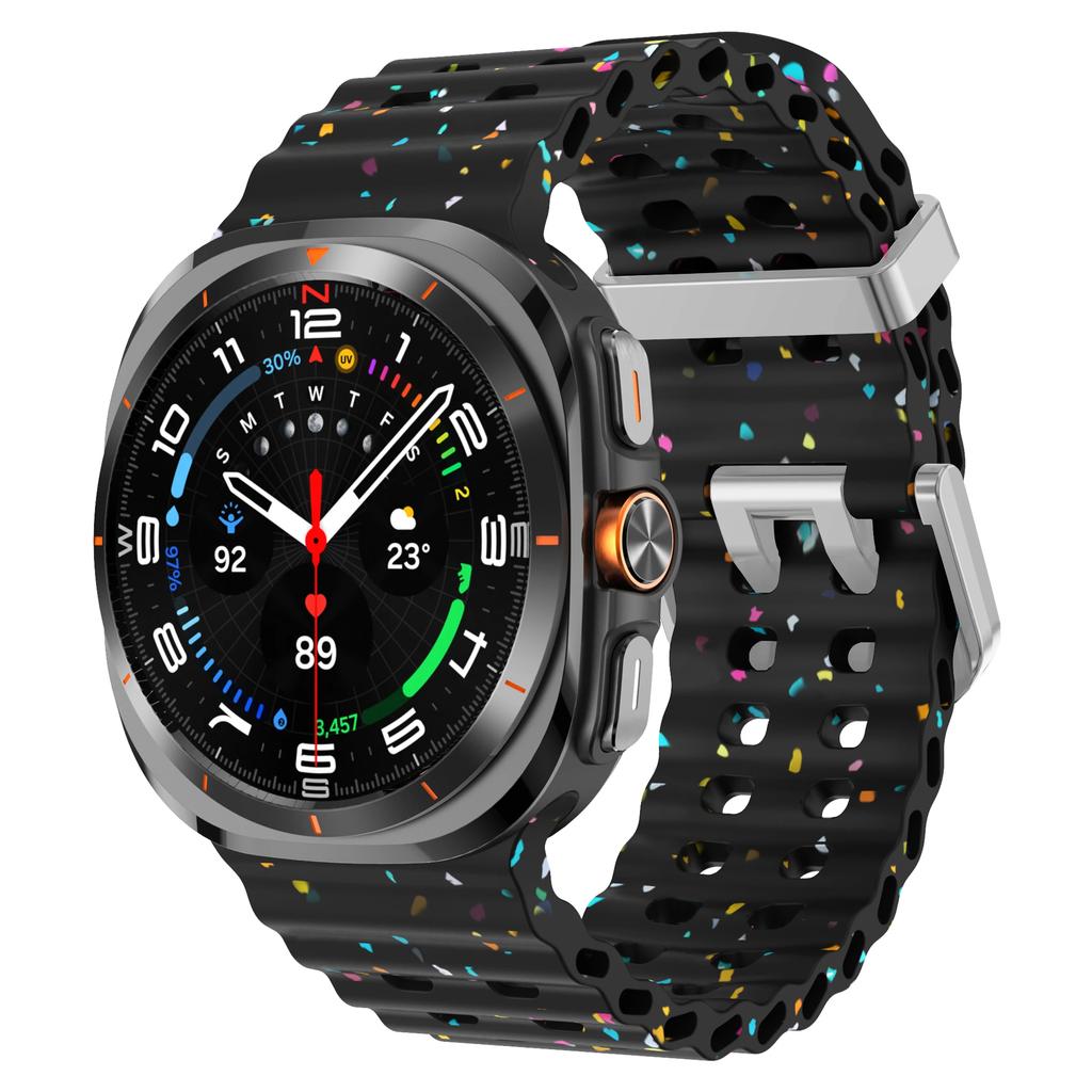 Silicone Breathable Strap For Samsung Galaxy Watch Ultra 47mm Marine Wristband Bracelet Galaxy Watch Ultra(2025) 47mm  Watchband