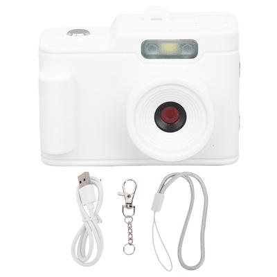 Digital Video Camera 1MP 720P HD 4X Digital Zoom Type C Retro Keychain Camera for Teens Students