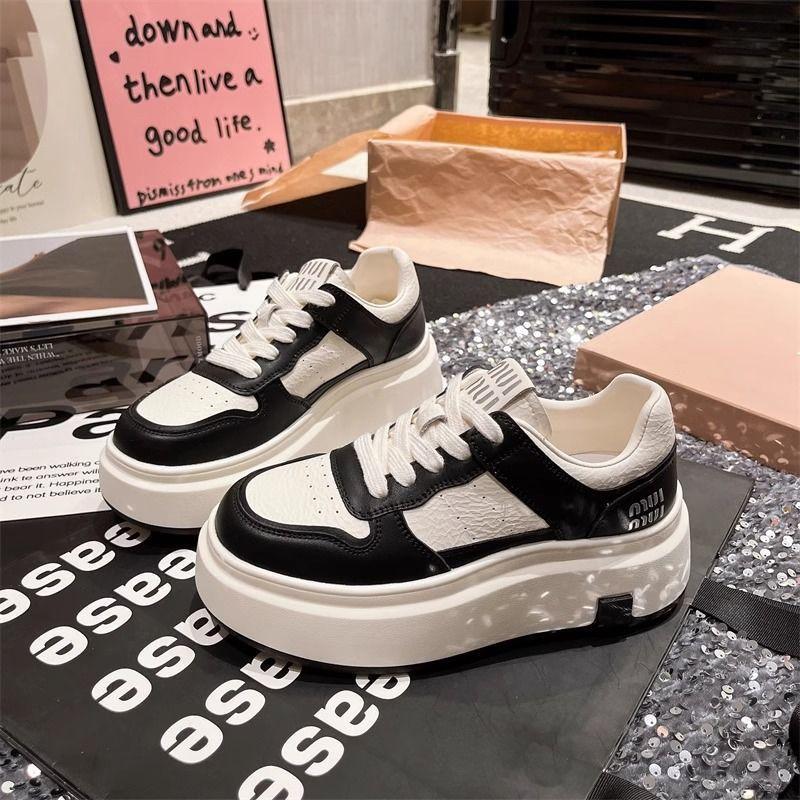 Platform-soled Summer New Versatile Sports Casual Wear Lace-up Lightweight Women's Shoes Board Shoes