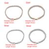 1Pc Crystal Rhinestone Jewelry Gold/Silver Color Bracelet Chain Women Bridesmaid Girls Wedding Party Hot Sale Gift Cuff Bracele
