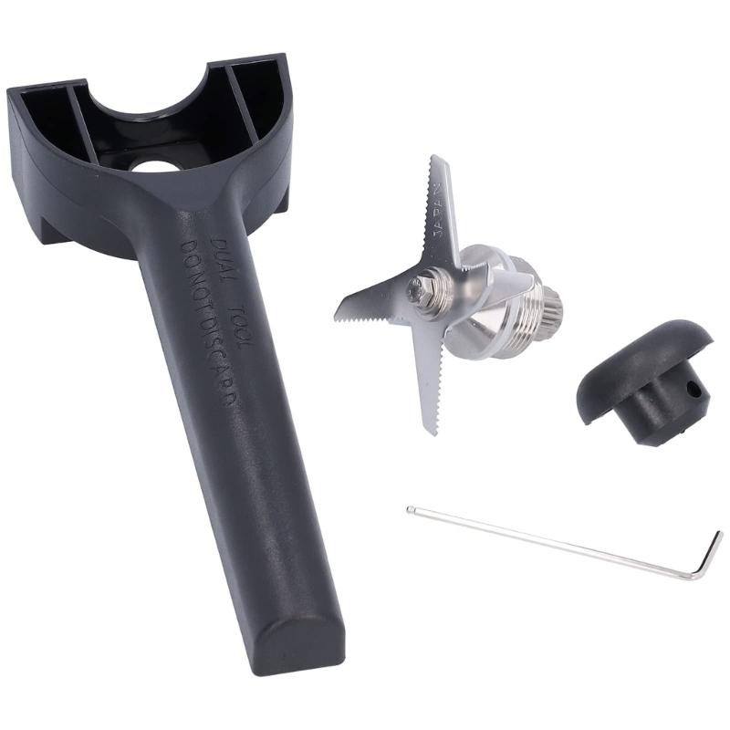 Easy Installation Blender Blade Replacement Assembly Stainless Steel Texture Food Processing Component for Repairing