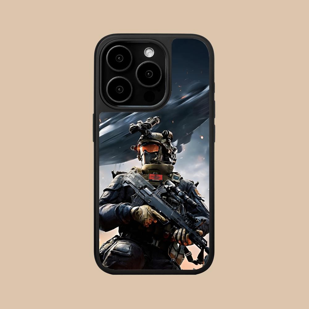 Game Delta Force Matte Surface  Mobile Phone Case for iPhone 17 16 15 14 13 12 11 Air Pro Max Plus Colorful Cover