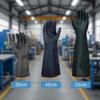 35-55cm Heavy-Duty Waterproof Latex Gloves Resistant To Chemical Acid Oil Resistant Family Industry Factory Work Safety Gloves