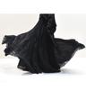 2025 Eleganter Chiffon-Midikleid mit 6 Meter breitem Saum für Damen, A-Linie, für Frühling/Sommer
