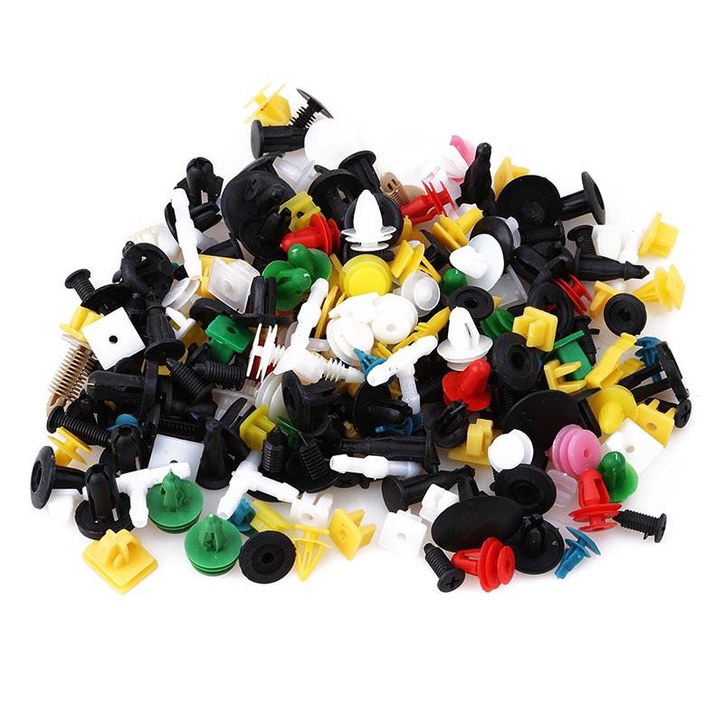 

200/500 Pcs Car Clips Fastener Screws Bumper Interior Decoration Auto Plastic Random Mixing Universal Plastic