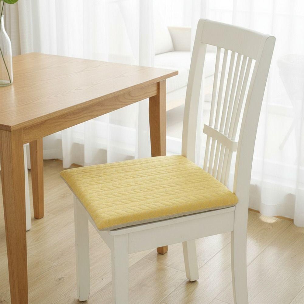 Thick Japanese Cotton Chair Cushion Square Chair Mat Durable Car Seat Pad  Four Season