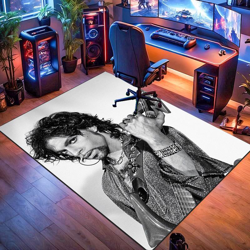 Prince's Iconic Guitar Artistry carpet Living room and bedroom mats floor mats Art Bathroom mat Room