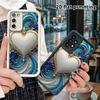 Phone Case: 2D Flat Samsung Galaxy A34 A35 M05 M06 S20 S22 S21 FE Plus 5G Layered Protective Case, Satin Swirl, Christmas and Halloween Gift