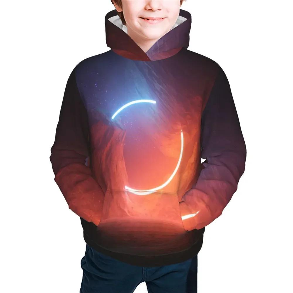 

3D толстовки детские в китайском стиле новогодние львы для девочек и мальчиков детские толстовки с длинным рукавом осенне-зимняя одежда 160