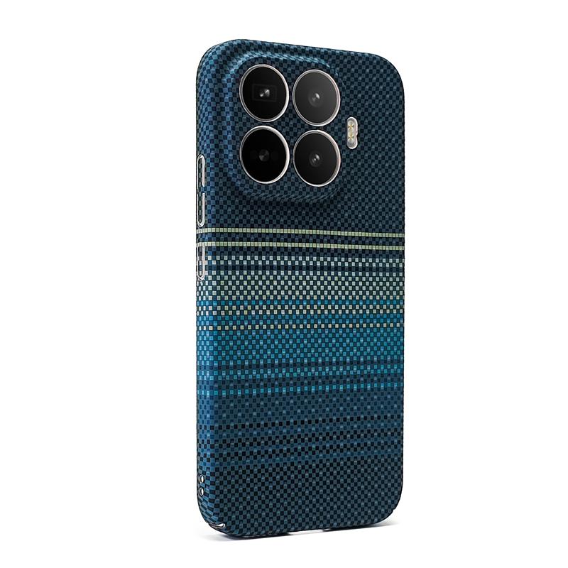 Magnetic Case For Xiaomi 17T Pro Case For Magsafe Embossed Carbon Fiber Striped Pattern PC Lightweight Hard Case For Mi 17 T Pro