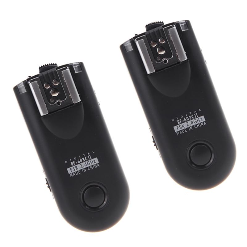 RF 603C II Wireless Remote Flash Trigger C1 Replacement for Canon 60D 350D 450D 500D 550D 1000D