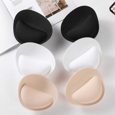 Imbottitura per reggiseno Extra Spessa Buona Traspirabilità Inserto per reggiseno Triangolo Spugna Push Up Imbottitura per reggiseno Bikini Esaltatori per seno Coppe per il seno Accessori