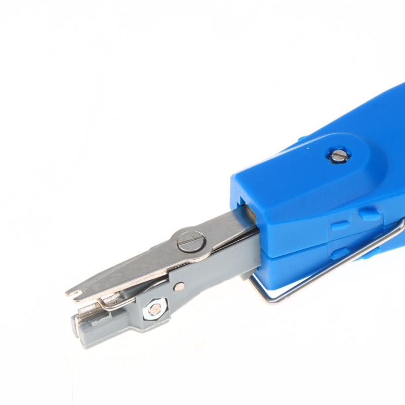 Original Grau/Blau Professionelles Telekommunikations-Telefonkabel LSA-Plus RJ11 RJ45 Optisches Punch-Down-Netzwerk-Werkzeugsatz