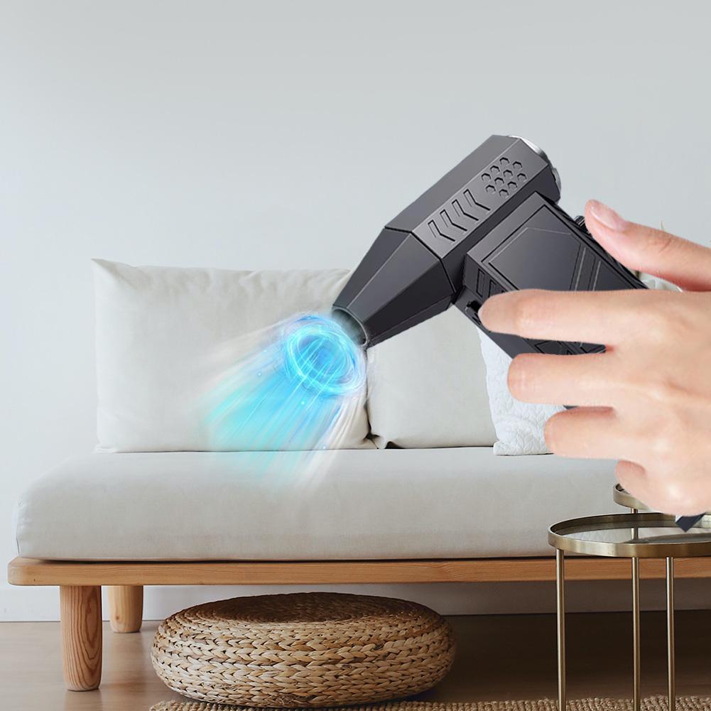 300000RPM Mini Turbo Fan Rechargeable Powerful Air Blower Multifunctional Portable Turbo Jet Fan for Cleaning Keyboards