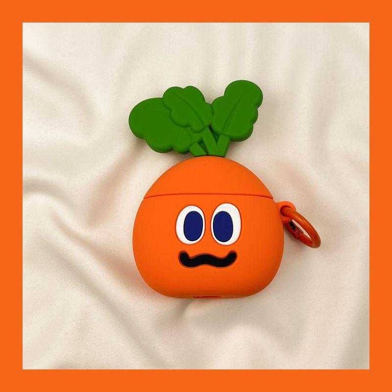 

Про чехол для наушников Второе поколение Беспроводной Bluetooth Третье поколение 1 Подходит Aipods2 Поколение Силикон 5 Четвертое поколение Пятое поколение AirPods Pro2 [Cartoon carrot expression] send Hook