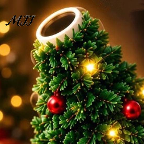 Christmas Wall Projector Tree Projection Light, USB Plug-and-Play LED with 6 Festive Portable Holiday Light Scenes, Flexible Gooseneck