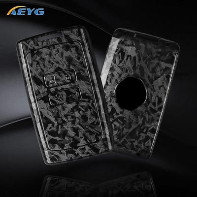 Abs Carbon Fiber Car Key Case Cover For Renault Koleos Captur Megane Clio Scenic Talisman Arkana For Dacia Sandero Card Fob