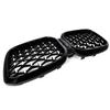 Diamantoptik Frontstoßstange Nierengrill für BMW X3 G01 X4 G02 2022 2023 2024 M40i sDrive20i M Sport Mittelgitter Gitter