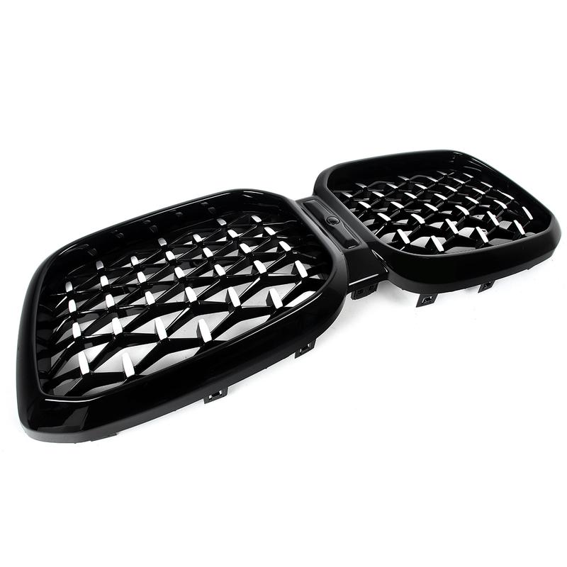 Diamantoptik Frontstoßstange Nierengrill für BMW X3 G01 X4 G02 2022 2023 2024 M40i sDrive20i M Sport Mittelgitter Gitter
