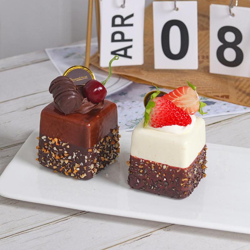 Sztuczne ciasto owocowe, sztuczne jedzenie, dekoracja, fotografia, profesjonalna symulacja jedzenia, model ciasta, dekoracja stołu herbacianego