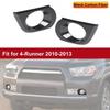 Front Fog Light Lamp Frame Trim Decor Bezel Cover for 4Runner 10-13 Carbon Fiber