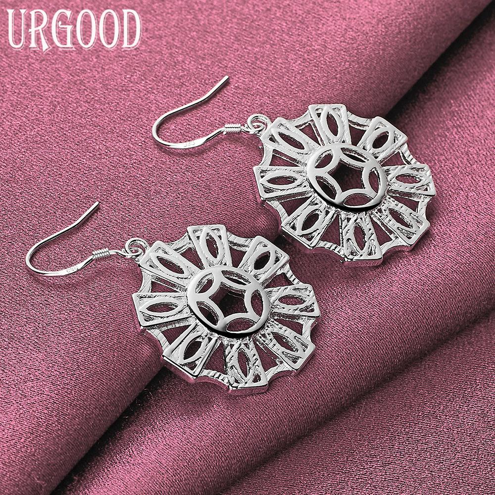 925 Sterling Silver Pendant Earrings Fashion Wedding Jewelry
