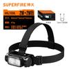 SupFire Intelligente LED-Stirnlampe mit Sensor