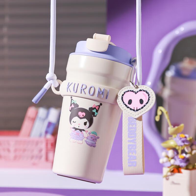 Beddybear Kuromi 500ml Stainless Steel Double-Drink Coffee Cup