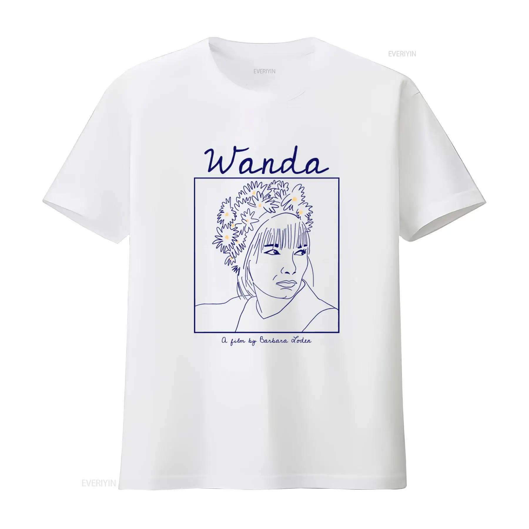 

Wanda Barbara Loden Women In Film T shirt Unique Art Print for Movie Lovers vintage Washed Soft Slightly Casual Stretched S разноцветный