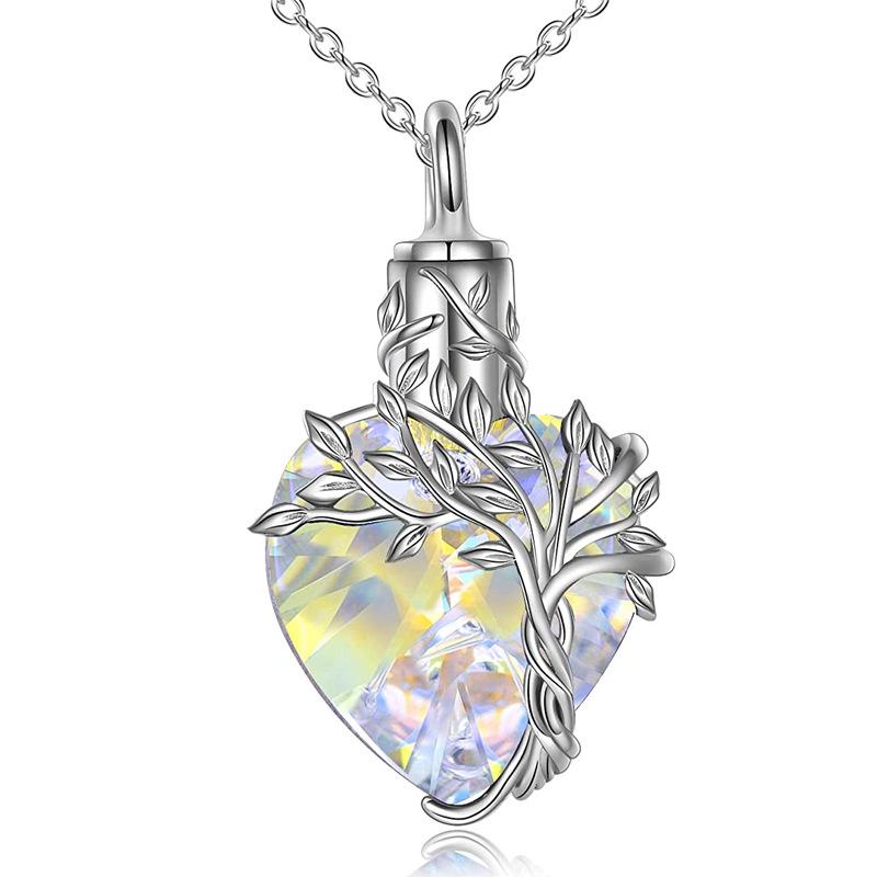 Herzbaum Halskette Gedenkschmuck Geschenke für Frauen Mädchen